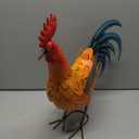 Rooster Statue Chicken Sculpture Garden Decoration Metal Yard Art for Yard Outdoor Decoration