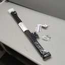 Retractable Baby Gates for Doorways, Mesh Dog Gate for Stairs, Pet Gate Indoor, Extends to 55" Wide 33" Tall, Safety Toddlers Gates for Hallways, Indoor & Outdoor Use, Black