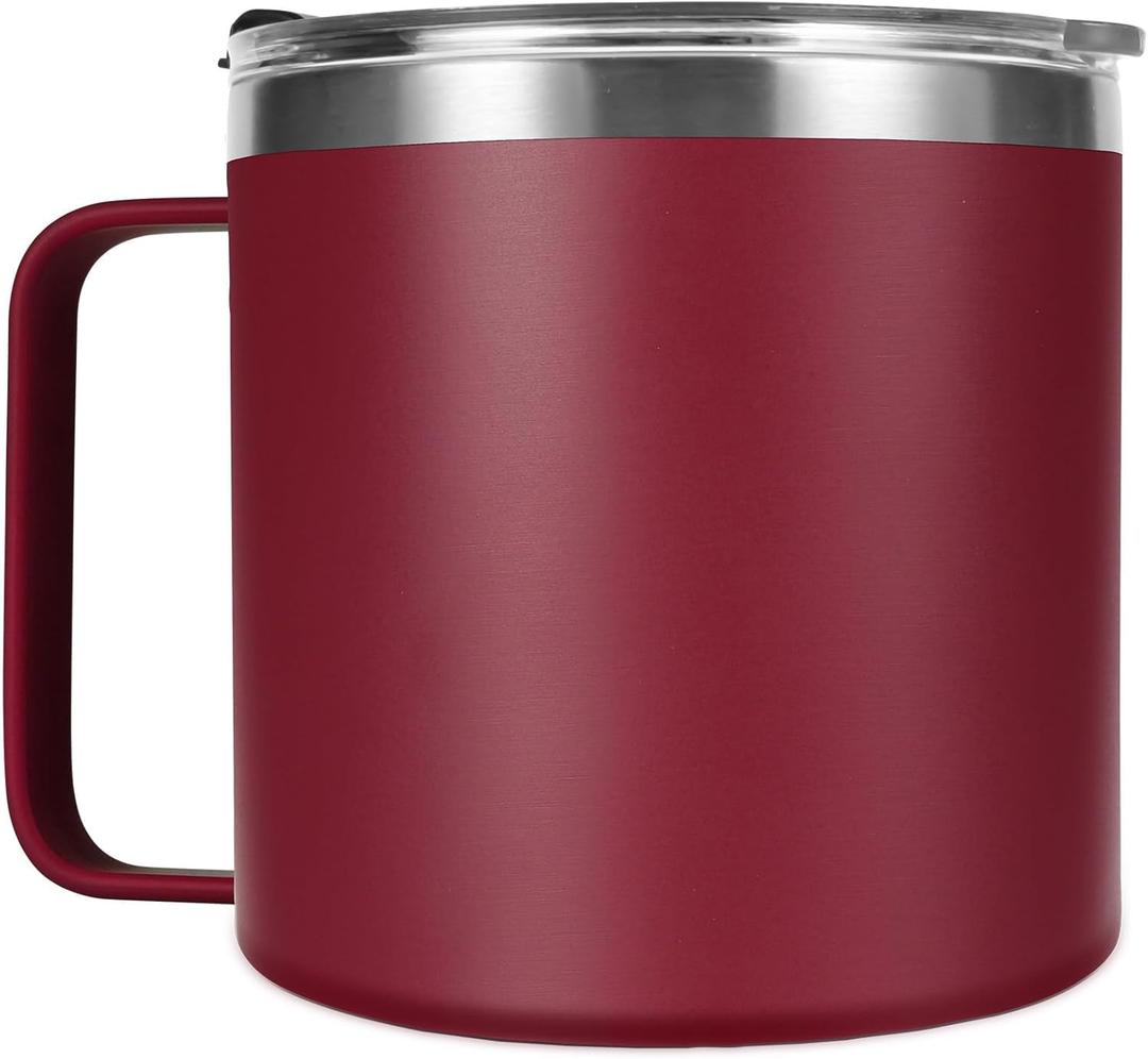 2 x Grandma Mothers Day Gift for Grandma from Grandson Granddaughter Grandkids - Best Great Grandmas Mug Gifts, Funny Birthday Presents for Grandmother, 14 OZ Stainless Steel Insulated Coffee Mug Cup