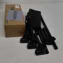 Elevated Dog Bed - Raised Dog Cot Fits Up to 150 LBs, Heavy Duty Pet Cot with Durable Supportive Mesh, Indoor & Outdoor, Black (Small)