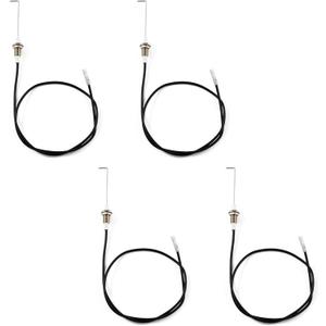 720-0697 Igniter Electrode Grill Replacement Parts for Grillmaster Ignitor Nexgrill 720-0670C Kenmore 122.16641900 720-0670A Grill Parts Ignition Ceramic Electrode Wire Grill Accessories 4 Pieces