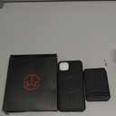 For iPhone 15 Plus Wallet Case Compatible with Magsafe, Magnetic RFID Blocking Card Holder Kickstand 2 in 1 Detachable Case for iPhone 15 Plus 6.7", Black