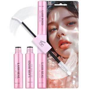 3 x White Lash Bond and Seal Lash Glue Waterproof Clear Lash Cluster Glue For Eyelash Clusters Sweatproof Long Lasting Invisible Lash Extension Adhesive DIY At Home by Zegaine