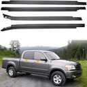 Dasbecan 4PCS Front & Rear Door Window Trim Belt Weatherstrip Compatible with Toyota Tundra Extended Cab Pickup 2000-2006 Replaces 75720-0C01 75710-0C01 75740-0C022 75730-0C022
