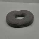 JEMA Donut Pillow, Tailbone Memory Foam Seat Cushion by Ergonomic Innovations for Sores, Coccyx, Sciatica, Pregnancy, Post Natal (Grey)