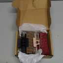 4 PCS Silicone Flexible Hair Claw Clips for Women, Cloud Soft Clips, Hair Claw Clips for Hat, Jumbo Claws clips for Thick Hair, Unsnappable Non-slip Rectangle Hair Clips (Tortoise Shell)