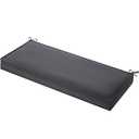 WEOAVRY Outdoor Wicker Patio Bench seat Cushions, Durable Anti-Slip Waterproof Garden Thick Bench Cushions for Outdoor Indoor Furniture Dark Gray.