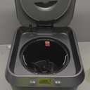 Electric Kitchen Composter for Indoor: 2.5L Large Capacity Odorless Smart Compost Bin with Detachable Carbon Filter, Updated Grinding Blade Turn Waste into Pre-Compost for Plants More Effectively