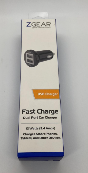 Fast Charge Dual Port Car Charger