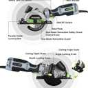 WORKPRO 5.8Amp 3500RPM Circular Saw with Parallel Guide, Maximum Cutting Depth 1-11/16''(90),1-1/8''(45), Compact Circular Saw with Three 4-1/2" Blades for Wood, PVC, Tile, Cement Block