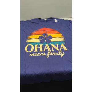 Ohana means Family Hawaii Summer Vacation Holiday T-Shirt, 3X