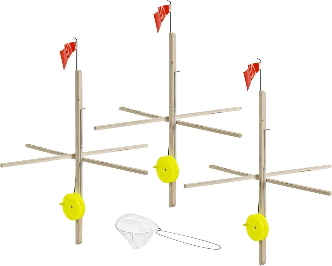 Celsius Multi 3 Pack Tip-Up with Tackle, One Size