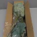 40 Pcs Artificial Eucalyptus Stem, Fake Silver Dollar Eucalyptus Leaves Stems Bulk Real Touch Faux Leaf Branches for DIY Bouquets Floral Arrangement Wedding Home Decor