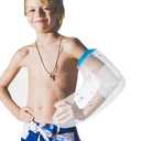 SUPERNIGHT Waterproof Cast Cover, Child Full Arm for Bathe Shower, Watertight Plaster Cast Bandage Protector for Arm, Wrist, Elbow and Hand Wounds(Large)