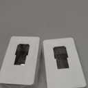 Bar Soap Holder Dish Shower 2 PCS Self Draining Soap Container with Lid, Wall Mounted Soap Box Tray for Bathroom Bathtub Sink, Waterproof White, Adhesive Include (White)