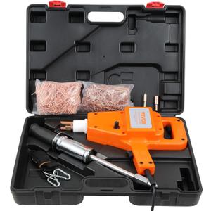 VEVOR Stud Welder Dent Repair Kit, 1600A Stud Welder Kit, 800VA Spot Welder Stud, 110V Welder Stud Kit, Stud Gun Dent Puller Kit with Complete Accessories, Dent Welder Repair for Auto Body Repairing