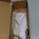 Hygie Rinse Toilet Tank Lever, Brushed Gold - Universal, Durable Metal, Includes Flapper Chain, Easy Installation, Replacement Kit for Toilet Handle