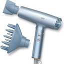 INFINITIPRO by CONAIR DigitalAIRE Hair Dryer | Frizz-Eliminating Hair Dryer with Diffuser | Hair Blow Dryer with Up To 5x More Speed for Higher Air Pressure & Drying Power | Light Blue