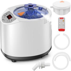 Sauna Steamer Machine, 3L 1200W Portable Sauna Steamer, Steam Generator for Sauna, Indoor Sauna Steamer Pot with Remote Control, Timer, 15 Heating Levels, Steam Cup, Home Spa Sauna Accessories