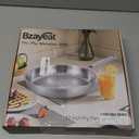 Chef's Frying Pan 12 Inch, Tri-Ply Clad Stainless Steel Skillet, Induction Compatible Saut Pan with Even Heat for Searing, Oven & Dishwasher Safe, Professional Restaurant Grade Cookware