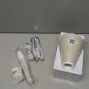 TAO Clean UV Sanitizing Sonic Toothbrush and Cleaning Station, Electric Toothbrush, Dual Speed Setting, Sandstone