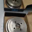 TRQ Rear Brake Drum LH RH Kit Pair Set of 2 for Toyota Yaris