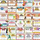 Fuyoooo 60 Pcs Sports Achievement Award Certificates Baseball Football Soccer Softball Basketball Certificates of Achievement for Encouraging Team Gift (Basketball)