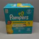 Pampers Baby Diapers - Swaddlers - Size 0, 140 Count, Ultra Absorbent Disposable Newborn Diaper
