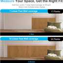 Art3d Wainscoting Panels, Beaded Polystyrene Wall Board for Interior Wall Dcor, 79.3 Wide X 40.7 high, Covers 22.38 sq.ft, Teak