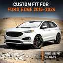 Custom Fit 2015-2024 Edge Windshield Sun Shade for Ford Edge 2015 2016 2017 2018 2019 2020 2021 2022 2023 2024 - Upgraded 6-Layer Triple Laminate Core Front Window Shade with Storage Bag