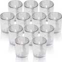 Silver Votive Candle Holders, Mercury Glass Tealight Candle Holder Set of 12, Perfect Centerpieces for Wedding, Party, Home Decor