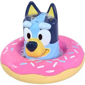Tomy Toomies Bath Buoys Bluey Bath Toys with Pourer and Float with Water Wheel - Sensory Water Toys - Officially Licensed Bluey Toys - Bath Toys for Babies + 18 Months, Small, E73635