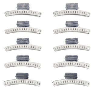 Aluminum 3 Butterfly Clips - Set of 10 - Fingerwave and Marcel Wave Setting Clamps