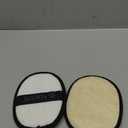 Sturdy Natural Loofah for Men, The Ultimate Men's Loofah Body Scrubber Made with Natural Egyptian Shower luffa Sponge, Bath Shower Sponge lufas for Men - 2 Count (1 Pack) - Black