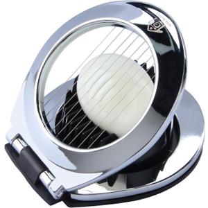 Multi Function Stainless Steel Egg Slicer Hard Boiled Eggs Dishwasher Safe Heavy Duty Egg Cutter Kitchen Helper