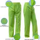 RainRider Rain Jacket Pants Suits for Men Women Waterproof Lightweight Rain Gear Workwear (Green), XL