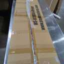 4 Panel Wood Room Divider 5.75 Ft Tall Privacy Wall Divider 68.9" x 15.75" Each Panel Folding Wood Screen for Home Office Bedroom Restaurant Brown