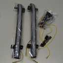 Clear LED Rear Bumper Reflector Lights LED Dynamic Tail Lights for 2018-2022 Honda Accord, Upgrade Replacement for Rear Bumper Reflectors, Straight Clause, Flowing Light Turn Signal Design