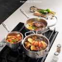Titanium cookware set,8pc Nonstick pro frying pans for cooking | Uncoated Hammered Pure Titanium, PFOA/PFAS/PTFE Free skillets, Induction & Oven-Safe Fajita Pan, Compatible with All Cooktops