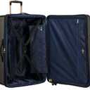 Traveler's Choice New London II Hardside Expandable Spinner Luggage, Gray, Checked-Large 29-Inch