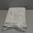 YoungsTex Linen Semi Sheer Curtains 63 Inch Length for Living Room Windows, Ivory White Light Filtering Drapes with Rod Pocket Back Tab Natural Textured for Bedroom, 52 X 63 Inch