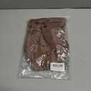 Women's One Shoulder Tank Top Sleeveless Ruched Slim Fit Y2K Basic Going Out Crop Tops (Brown, L)