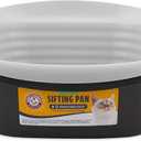 Arm & Hammer Large Sifting Litter Box Scoop Free Cat Litter Tray with Microban, Made in USA