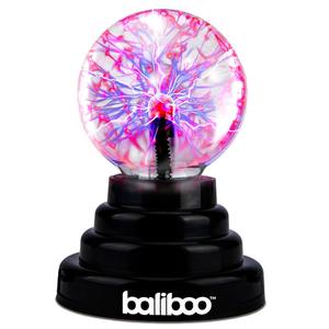 BALIBOO Mini Plasma Ball Light, 3", Touch Activated Lightning Globe, USB & Battery Powered, Easter Basket Fillers, Magical, Interactive, Mood Setting, Party Prop, Gift for Kids and Adults
