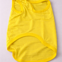 Dog Clothes Stretchy T-Shirt for Medium Dog Yellow