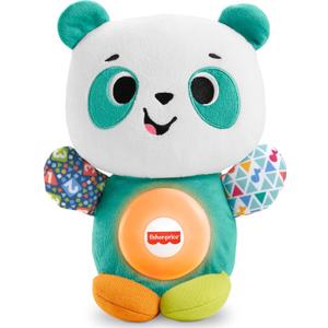 Fisher-Price Baby Learning Toy Linkimals Play Together Panda Plush for Ages 9+ Months, Compatible Only with Linkimals Items