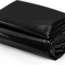 Yarlung 10 x 13 Feet Pond Liner, 20 Mil Fish Pond Mat Black HDPE Pond Liner for Waterfall, Garden Fountains, Water Features