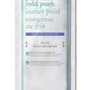 Medline Deluxe Perineal Cold Pack with Adhesive Strip, 4.5 Inches x 14.25 Inches, Soothes Postpartum Area, Regular Absorbency, Single Use, 1 Each 24ct