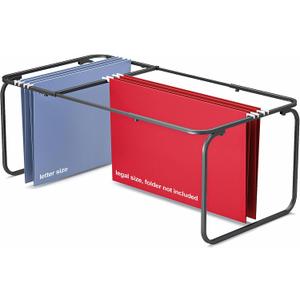 Upgraded Adjustable Hanging File Folder Frame,Legal/Letter Size,Length Adjusted 16 to 25 inches,Heavy Duty Steel File Drawer/Cabinet Organizer Insert, Hanging Folder Holder,12.598" W X 9.45" H (1Pack)