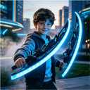2-Pack 7 Colors Transforming Light Up Sword for Adults Kids 8+